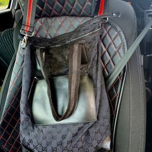 Gucci Black Canvas Tote